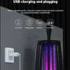 Xiaomi Portable Mosquito Killer Repellent Lamp Rechargeable Bedroom Silent Electric Fly Trap Insect Killer Strong Mosquito Lamp - Image 4