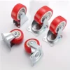 [:en]4-Pack PVC 1.97 "Universal and directional casters, quiet red rotating wheels, wheelbarrow, furniture project trolley[:ar]4-Pack PVC 1.97 "Universal and directional casters, quiet red rotating wheels, wheelbarrow, furniture project trolley[:] - Image 3