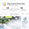 5/10pcs 20cm 360° Rotary Irrigation Brass Spray Support 6/8/10/12/16mm Hose Quick Connection Tee Adjustable Atomization Nozzle - Image 6