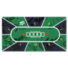 Holdem Poker Thick Mat Locked Edge 600x1200x2mm Rubber and flannelette high-end Tablecloth gambling chip special-purpose - Image 2