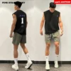 American Style Vest Men Summer 2025 New 100% Cotton Sport Sleeveless Tee Fitness Swimm Run Vest Quick Dry Y2k Top men clothing - Image 10