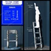 Aluminum Alloy Telescopic Ladder Folding Multifunctional Portable Ladder Suitable For Home Warehouse And Construction Projects - Image 17