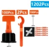 [:en]11-1202Pcs Top Ceramic Floor Tile Leveling System Clips Set Leveler Adjuster Tile Wall Laying Locator Spacer Construction Tool[:ar]11-1202Pcs Top Ceramic Floor Tile Leveling System Clips Set Leveler Adjuster Tile Wall Laying Locator Spacer Construction Tool[:] - Image 17