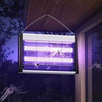 4W/8W/10W Powerful Electric Mosquito Killer Lamp EU/US Plug AC-Powered Wall Mounted Mosquito Fly Killer for Indoor/Outdoor Use