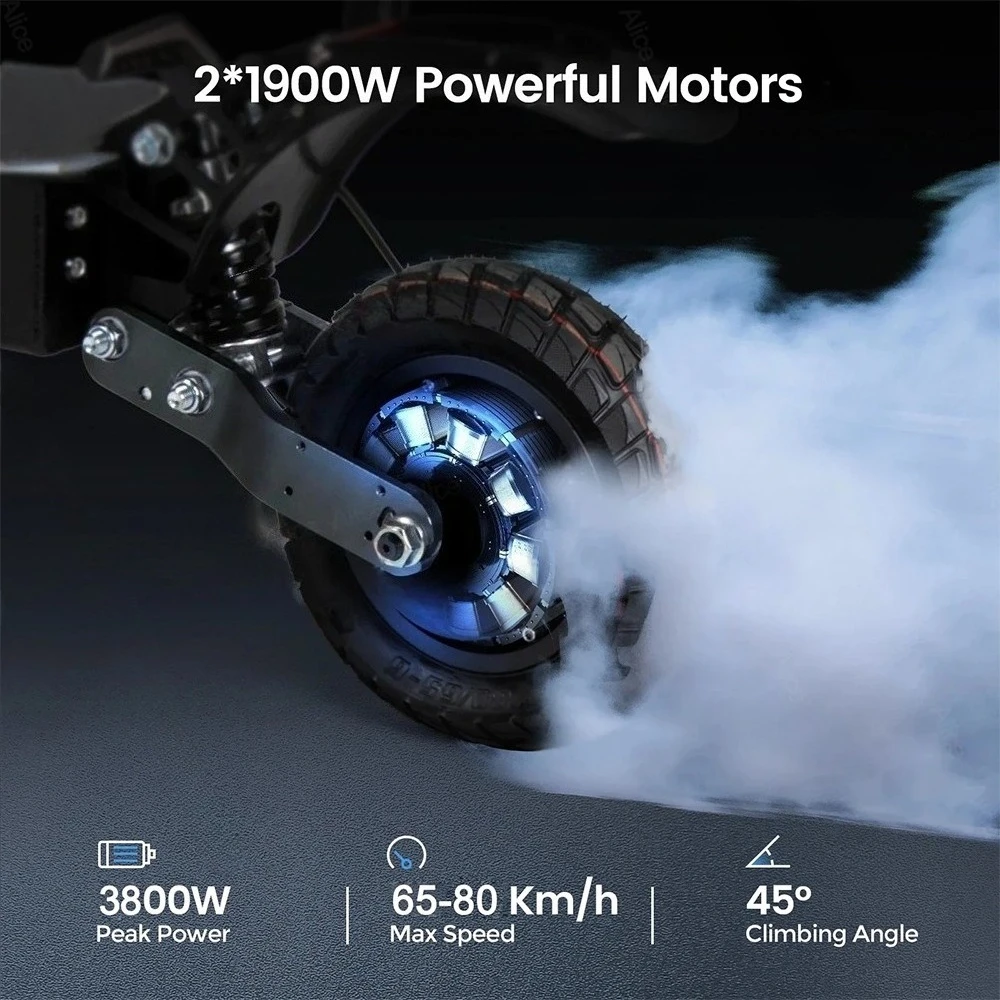 EU 2025 Elite Fast S10 Electric Scooters 3800W 52V 38AH Powerful Off Road EScooter For Adults max speed 80KM/H MaxMileage80kmPro - Image 6