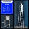 Aluminum Alloy Telescopic Ladder Folding Multifunctional Portable Ladder Suitable For Home Warehouse And Construction Projects - Image 7