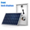 500W solar panel kit, with 12V polycrystalline silicon power supply, portable outdoor rechargeable solar cell, household generat - Image 4