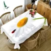 Plant Flower Leaves Coffee Table Runner Tablecloth Table Party Decoration Oilcloth on Table Protector Table Cloth Rectangular - Image 33