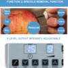 Ultrasonic 3 In 1 Facial Machine Ultrasonic Tattoo Facial Tag Wart Mole Freckle Removal Beauty Micro Plasma Freckle Removal Pen - Image 4
