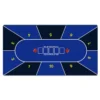 Holdem Poker Thick Mat Locked Edge 600x1200x2mm Rubber and flannelette high-end Tablecloth gambling chip special-purpose - Image 20