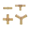 10pcs Copper Pagoda Water Tube Fittings Brass Barb Pipe Fitting 2 3 4 Way Brass Connector For 6mm 8mm 10mm 12mm 16mm 19mm hose - Image 3