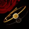 Real Gold 18 KT Color Rose Bracelet for Women Girlfriend Mother Engagement Birthday Mother's Day Valentine's Day Jewelry Gifts - Image 7