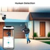 KERUI Waterproof 6MP HD POE Surveillance Camera System Dual Lens PTZ WIFI IP Home Security 4CH 8CH POE NVR Video H.265 CCTV Kit - Image 2