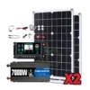 7000W Solar Kit with 2*500W Panels 5V/1.5A USB 100A Controller RV Camping CE/UL Certified DC 12V to AC 110V/220V Inverter Home - Image 11
