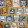 2Style 30Sheets/book Window View Theme Large Size Theme Stickers DIY Handbook Scrapbook Photo Frame Notebook Material Decoration - Image 2