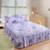 150/180/200cm Bed Skirts Princess Style Bedspread Cover with Skirt US Euro Bed Linen Smooth Twin Full Queen King Size Bed Sheet - Image 20