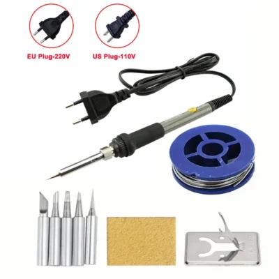 [:en]60W Adjustable Temperature Electric Soldering Iron EU 220V / ☆US Plug is110V☆ Welding Iron DIY for Repairing[:ar]60W Adjustable Temperature Electric Soldering Iron EU 220V / ☆US Plug is110V☆ Welding Iron DIY for Repairing[:]
