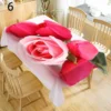 Plant Flower Leaves Coffee Table Runner Tablecloth Table Party Decoration Oilcloth on Table Protector Table Cloth Rectangular - Image 16