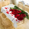 Plant Flower Leaves Coffee Table Runner Tablecloth Table Party Decoration Oilcloth on Table Protector Table Cloth Rectangular - Image 27