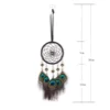 Dream Catcher Car Mini Pure White Feather Wind Chimes Wall Hanging Decor Handmade Catcher Feather Pendant Decoration - Image 10