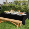1/5 Pcs Multi Solid Color Disposable Plastic Tablecloth 137×183cm Rectangle Table Cover for Birthday Wedding Events Party Decor - Image 6