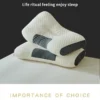 Neck Pillow Help Sleep And Protect The Neck Cervical Orthopedic Household Soybean Fiber SPA Massage Pillow For Sleeping New - Image 10