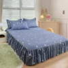 150/180/200cm Bed Skirts Princess Style Bedspread Cover with Skirt US Euro Bed Linen Smooth Twin Full Queen King Size Bed Sheet - Image 19