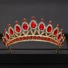 Vintage Baroque Queen Tiara Wedding Crown Bridal Diadem Gold Crystal Rhinestone Head Jewelry Headpiece Wedding Hair Accessories - Image 9
