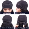 Water Wave Headband Wigs Remy Human Hair Wig Ready To Wear Glueless Brazilian Kinky Curly Headband Human Hair Wig for Women 180% - Image 5