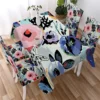 Plant Flower Leaves Coffee Table Runner Tablecloth Table Party Decoration Oilcloth on Table Protector Table Cloth Rectangular - Image 13