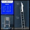 Aluminum Alloy Telescopic Ladder Folding Multifunctional Portable Ladder Suitable For Home Warehouse And Construction Projects - Image 13