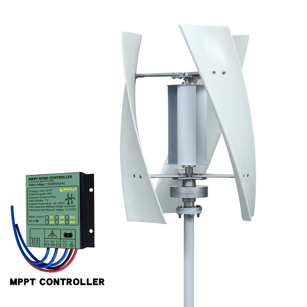 2000W Vertical Axis Wind Turbine 48V Alternative Energy Generator 220V AC Output Household Complete Set With Battery System10KWh - Image 7