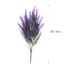 Lavender Artificial Flowers Outdoor UV Resistant Shrubs Plants Fake Flower Greenery for Office Kitchen Wedding Garden Decor - Image 6