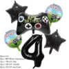 New Game On Theme Party Disposable Tableware Cup Plate Napkin Tablecloth Video Game Controller Birthday Balloon Banner Decor - Image 9