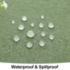 Olanly Waterproof Wipeable Fabric Tablecloth Washable Table Cover For Kitchen Dining Rectangle Tablecloth Faux Linen Table Cloth - Image 3