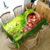 Plant Flower Leaves Coffee Table Runner Tablecloth Table Party Decoration Oilcloth on Table Protector Table Cloth Rectangular - Image 22