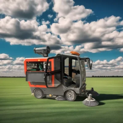 New Full-Closed Battery-Powered Automatic Road Floor Sweeper Big Size Street Cleaning Equipment Ride-On Street Sweeper