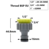 Garden Hose Quick Connector 1/2 3/4 1 Inch Pipe Coupler Stop Water Connector 16/20/32mm Repair Joint Irrigation System Fitting - Image 23