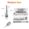 [:en]Dental Implant Screwdriver Set Universial Prosphetic Kit Implant Screw Driver Ratchet Torque Wrench Repair Tool Kit Dentistry[:ar]Dental Implant Screwdriver Set Universial Prosphetic Kit Implant Screw Driver Ratchet Torque Wrench Repair Tool Kit Dentistry[:] - Image 4