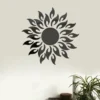 Sunflower Wall Sticker Acrylic Mirror Self Adhesive Reflective Decal Mural Wallpaper for TV Background Art Home Decor - Image 8