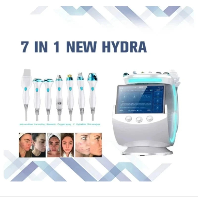 High Quality Smart Ice Blue Facial Treatment Machine 2025 Hydrofacial 7 in 1 Professional Portable Dermabrasion - Image 3