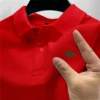 2025 Summer New Men's Outdoor Sports Golf Polo Shirt Flip Collar Street Casual Top Business High Quality Breathable Top - Image 8