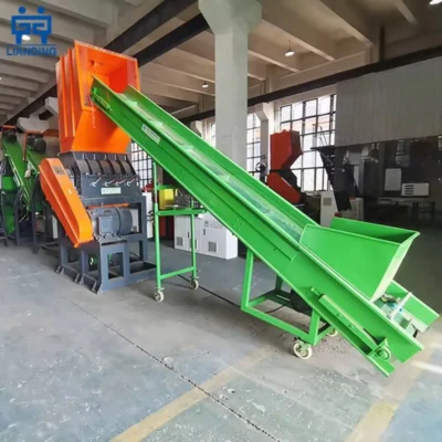 Heavy Duty Crusher Plastic Shredder Crushing Recycle Machine Double Axis Shredder, Wooden Pallet, Plastic Scrap Crusher