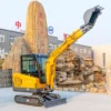 3tons Excavator HW-30  Mini Excavator 3t With Cab 1euro Digger Machine Diesel Agricultural Tractor Construction Equipment Custom - Image 4