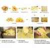 High Efficiency 220V/380V Fully Automatic French Fries Production Line Potato Chips Making Machine - Image 5