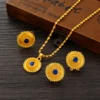 24K Gold Color Ethiopian Traditiona Newest Item Jewelry Sets  Ethiopia Eritrea Sets For Women's Habesha Wedding Party Gifts - Image 8