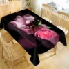 Plant Flower Leaves Coffee Table Runner Tablecloth Table Party Decoration Oilcloth on Table Protector Table Cloth Rectangular - Image 18