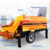 Factory Price YG30 Mini Concrete Pump Stationary Diesel Concrete Pumps Trailer Portable 10m³/h Concrete Mixer Pump - Image 9