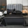 High End Satin Sheets, Soft And Comfortable Solid Color Sheets, Luxurious Single And Twin Bed Sheets - Image 15