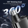 Suitable for men, USB charging nose and ear hair trimmer portable electric nose hair clipper, mini compact design, quick chargin - Image 5